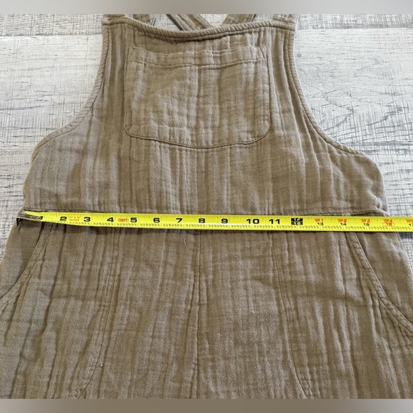 SO Olive Green Textured Shortalls Size Small - Picture 8 of 13
